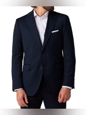 Alton Lane Mercantile Performance Tailored Fit Navy Blazer Suit Jacket